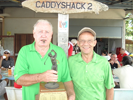 Paul Kraft (left) with Bruce Funk.